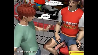 CHARLIE On tap THE CARNIVAL: 3D Gay World Comics